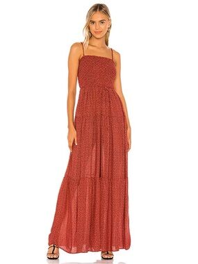 NWT Free People Little of Your Love Jumpsuit Floral Red Combo